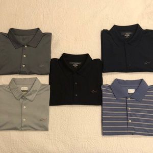 Lot of 5 - Greg Norman XL Golf Polos! 🦈 🦈 🦈